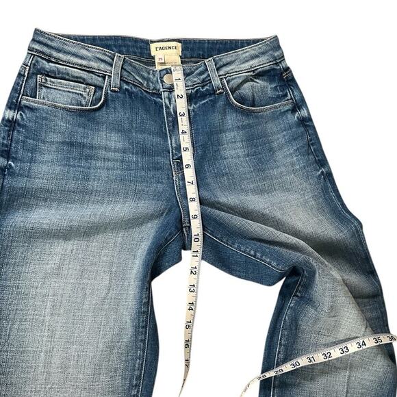 NWOT Lanston Mom Jeans Size 25 Super Soft Size 25 Blue Light Wash Jeans Classic - Picture 7 of 10